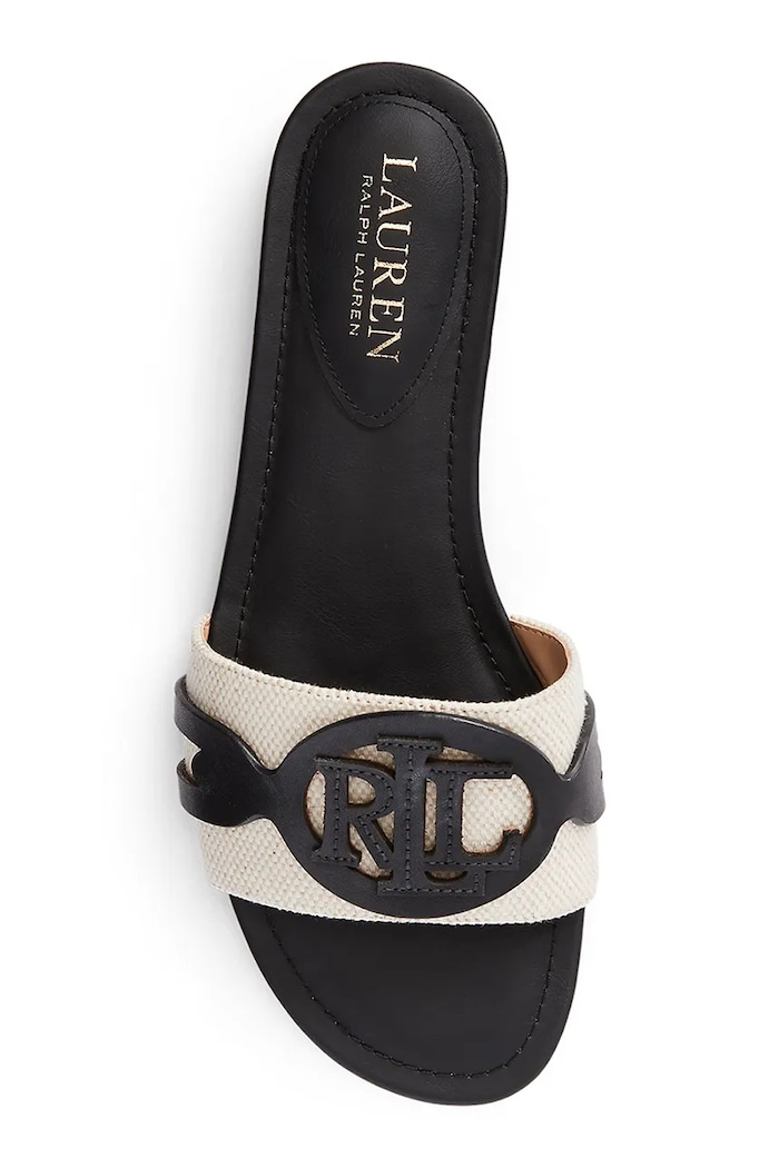 Încălțăminte Lauren Ralph Lauren papuci Alegra 802826823004 negru