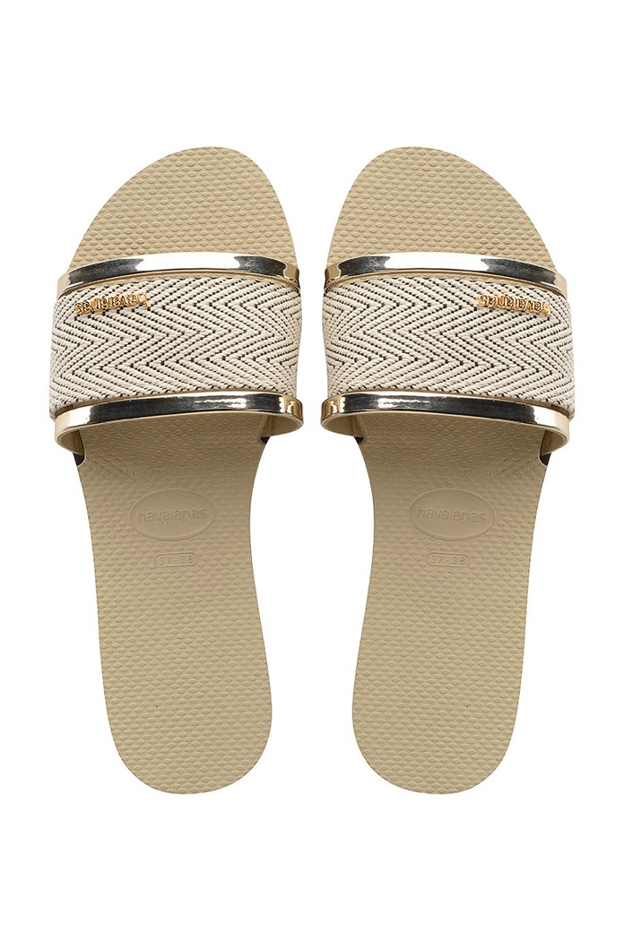 Pantofle Havaianas YOU TRANCOSO PREMIUM bez podpatku béžová 4146063.0154P