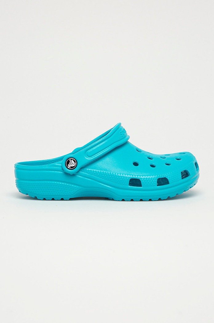 Crocs - Klapki Classic syntetyczny turkusowy CROCS.CLASSIC.10001.