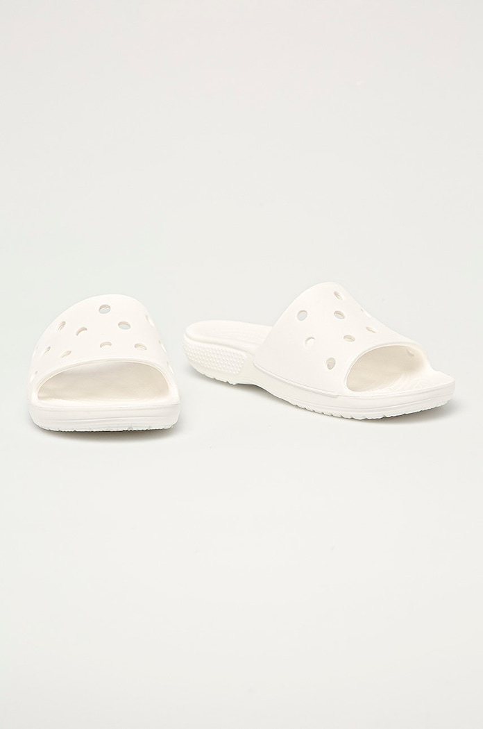 Crocs - Natikače Classic Slide CLASSIC.SLIDE.206121 bijela SS21