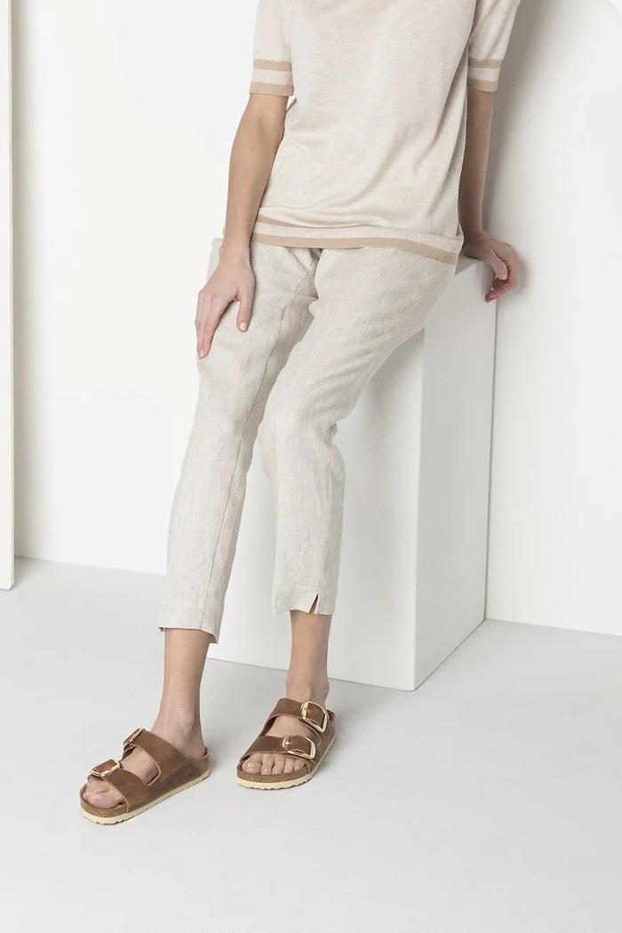 Δερμάτινες παντόφλες Birkenstock Arizona Big Buckle 1011072