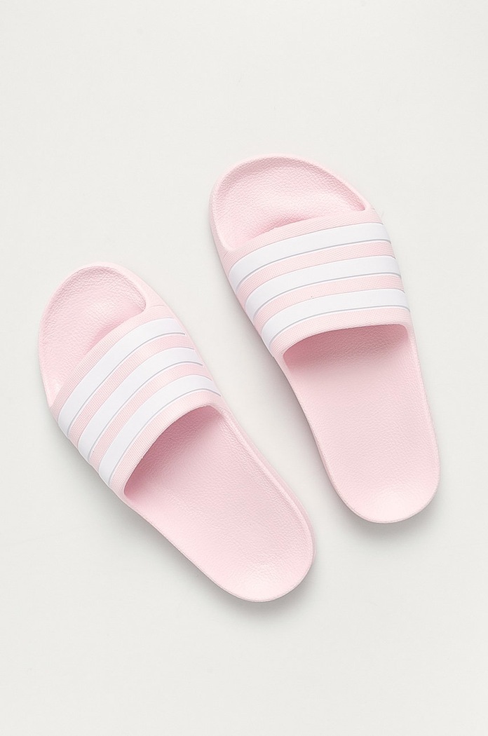 adidas - Klapki dziecięce Adilette FY8072 FY8072 różowy