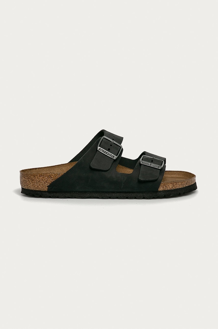 Nubukové pantofle Birkenstock Arizona Planet friendly černá 552111