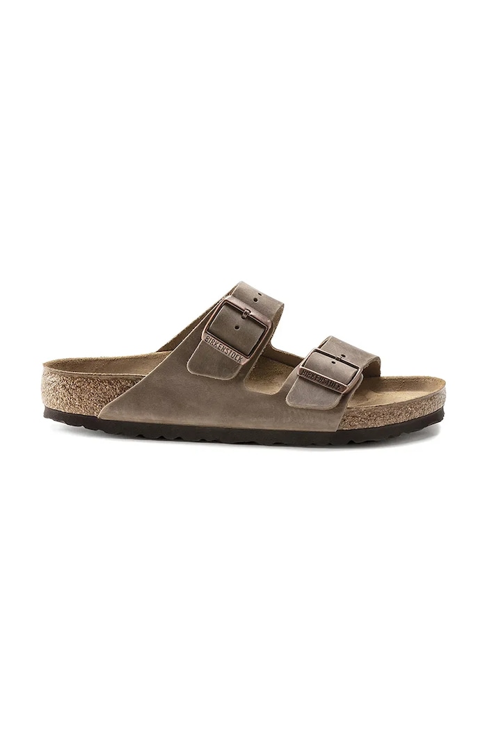 Nubukové šľapky Birkenstock Arizona Planet friendly hnedá 352201
