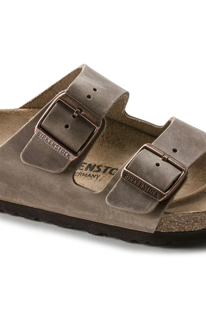 Obuv Nubukové šľapky Birkenstock Arizona 352201 hnedá
