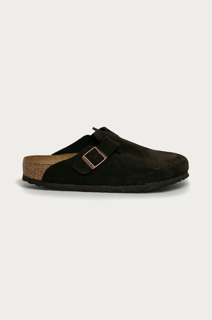 Birkenstock Boston Soft Footbed Suede Mocha marrone 660461