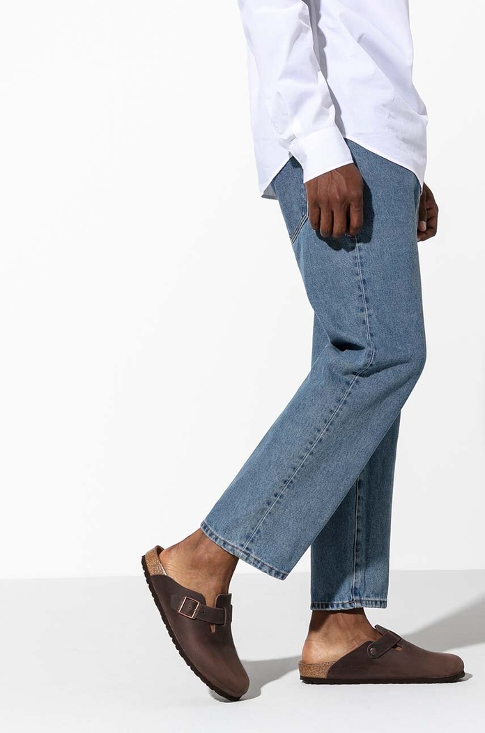 Kožne natikače Birkenstock Boston 860131