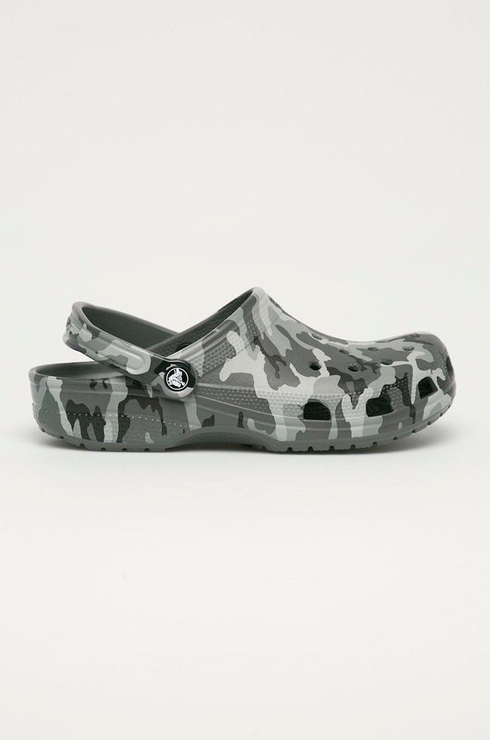 Pantofle Crocs Classic Pritned Camo Clog šedá RINTED.CAMO.CLOG.206454
