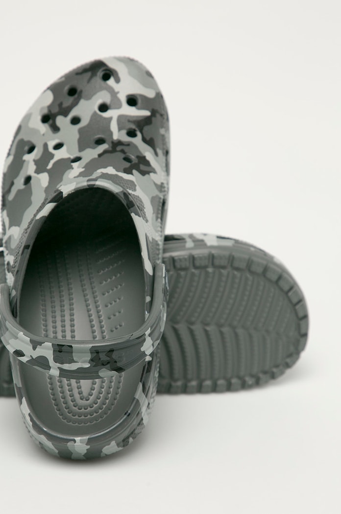 Boty Pantofle Crocs Classic Pritned Camo Clog RINTED.CAMO.CLOG.206454 šedá