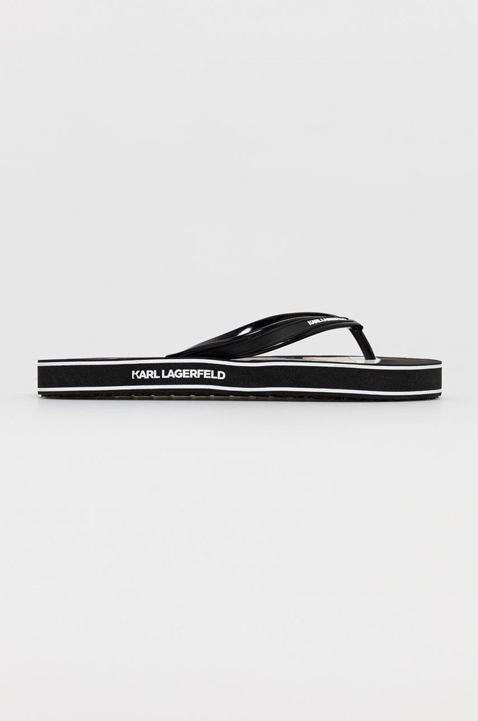 Karl Lagerfeld flip-flop fekete KL71005S.V00.KOSTA