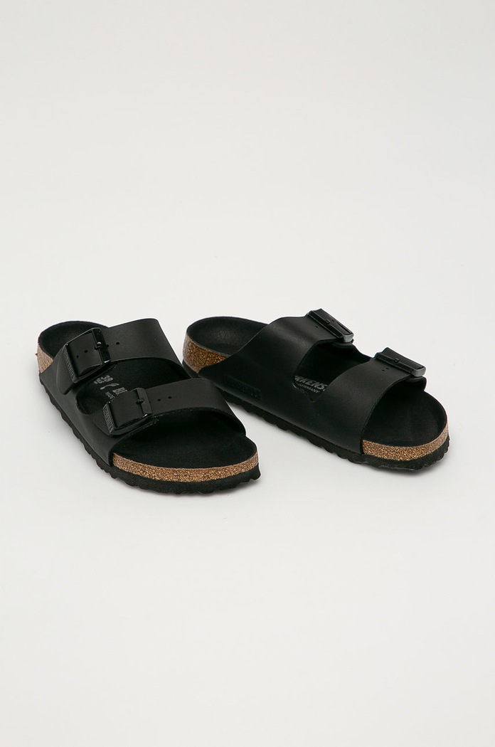 Birkenstock Arizona Birko Flor Black Black Foot Bed 1019069 nero SS24