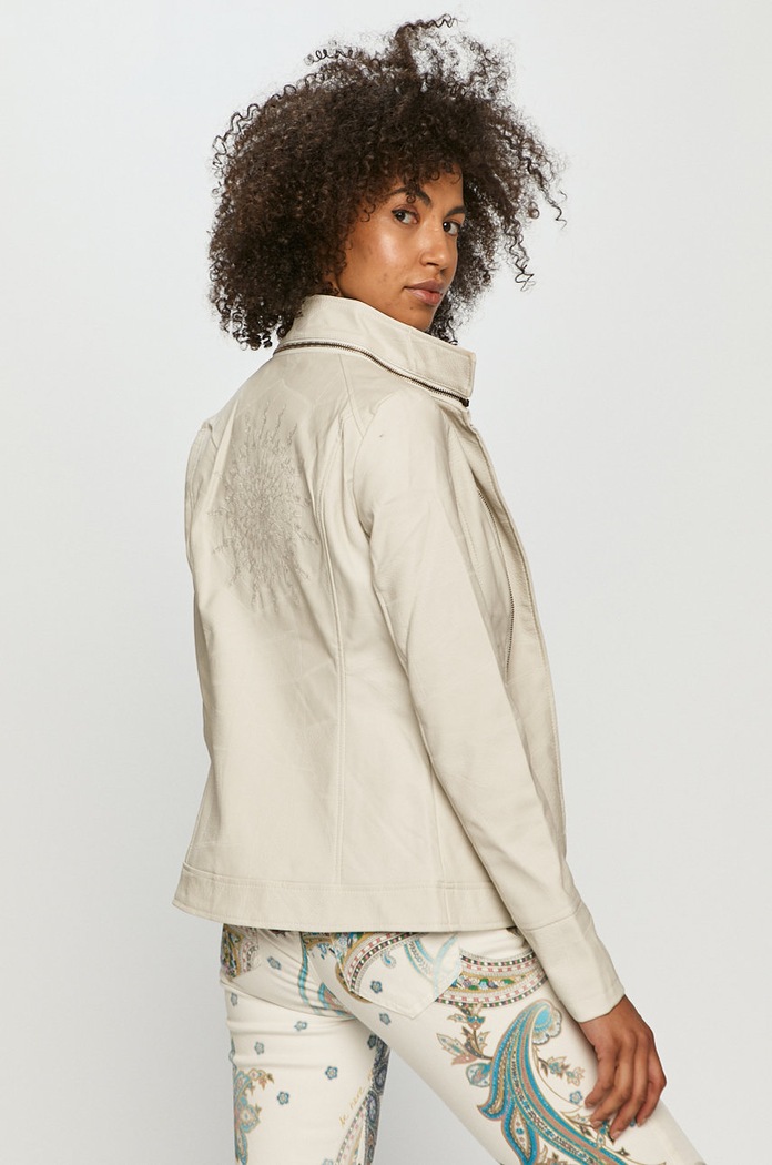 Odzież Desigual Ramoneska 21SWEW73 21SWEW73 biały