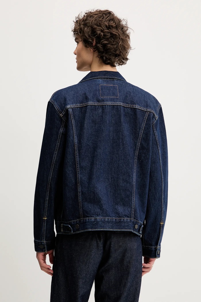 Îmbrăcăminte Levi's geacă din denim 72334.0557 bleumarin