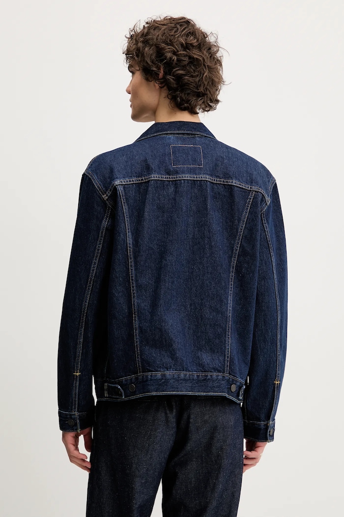 Îmbrăcăminte Levi's geacă din denim 72334.0557 bleumarin