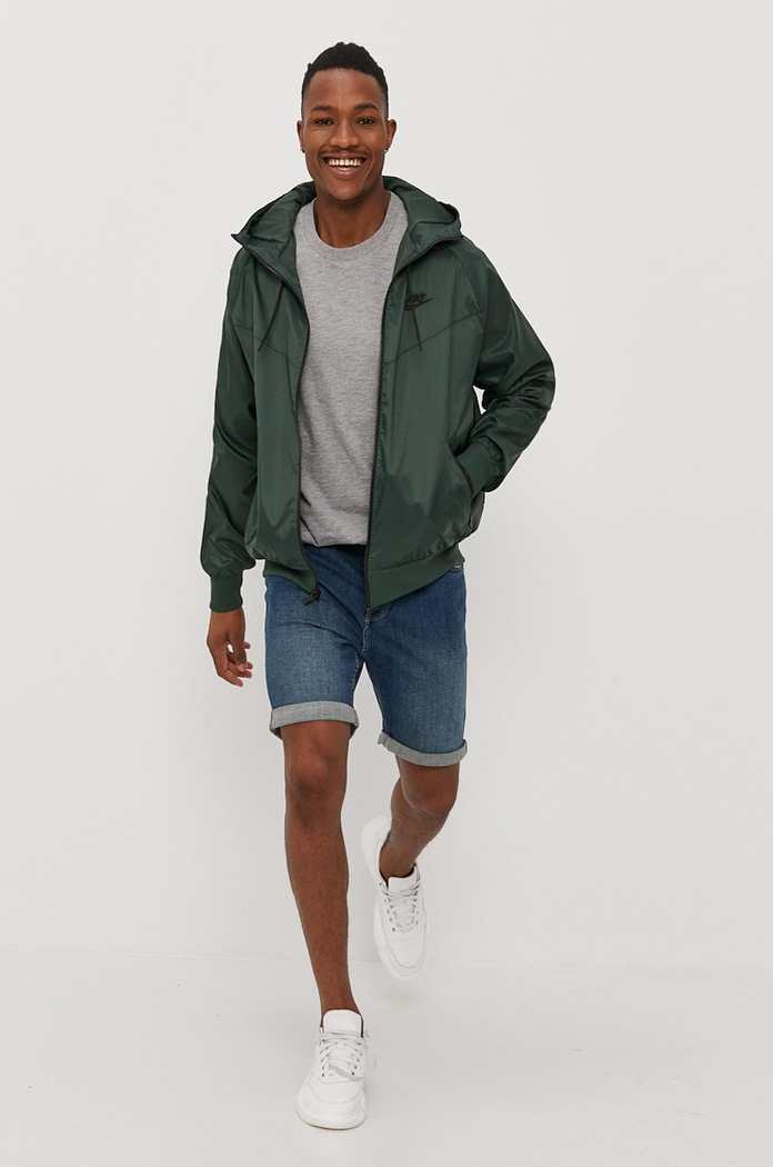 Nike Sportswear - Rövid kabát DA0001 zöld SS21