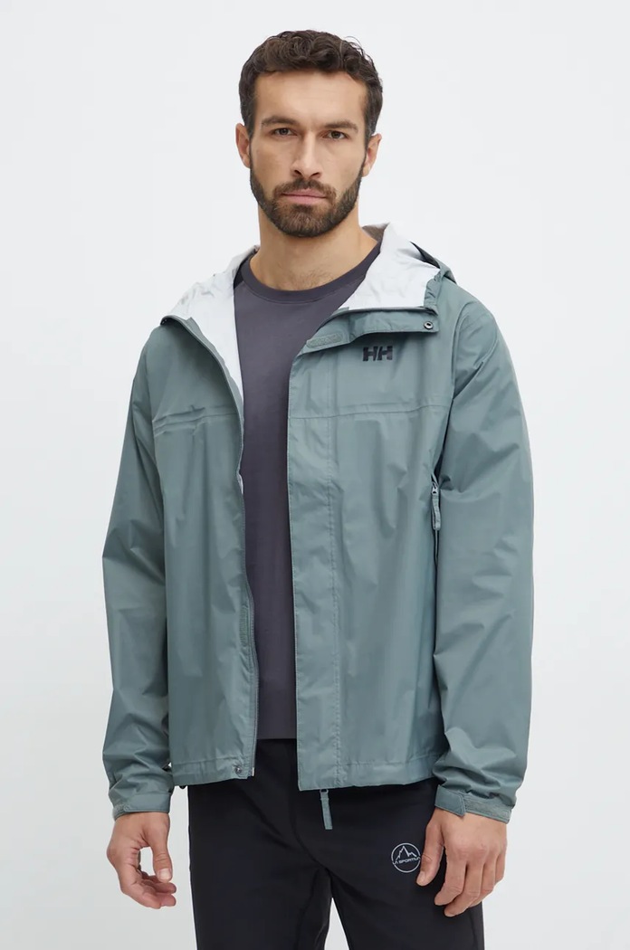 Αδιάβροχο μπουφάν Helly Hansen Loke πράσινο 62252