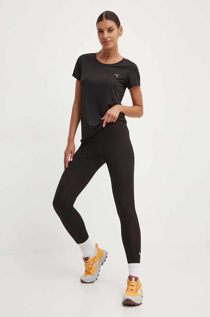 Puma legginsy treningowe 586832 czarny SS24