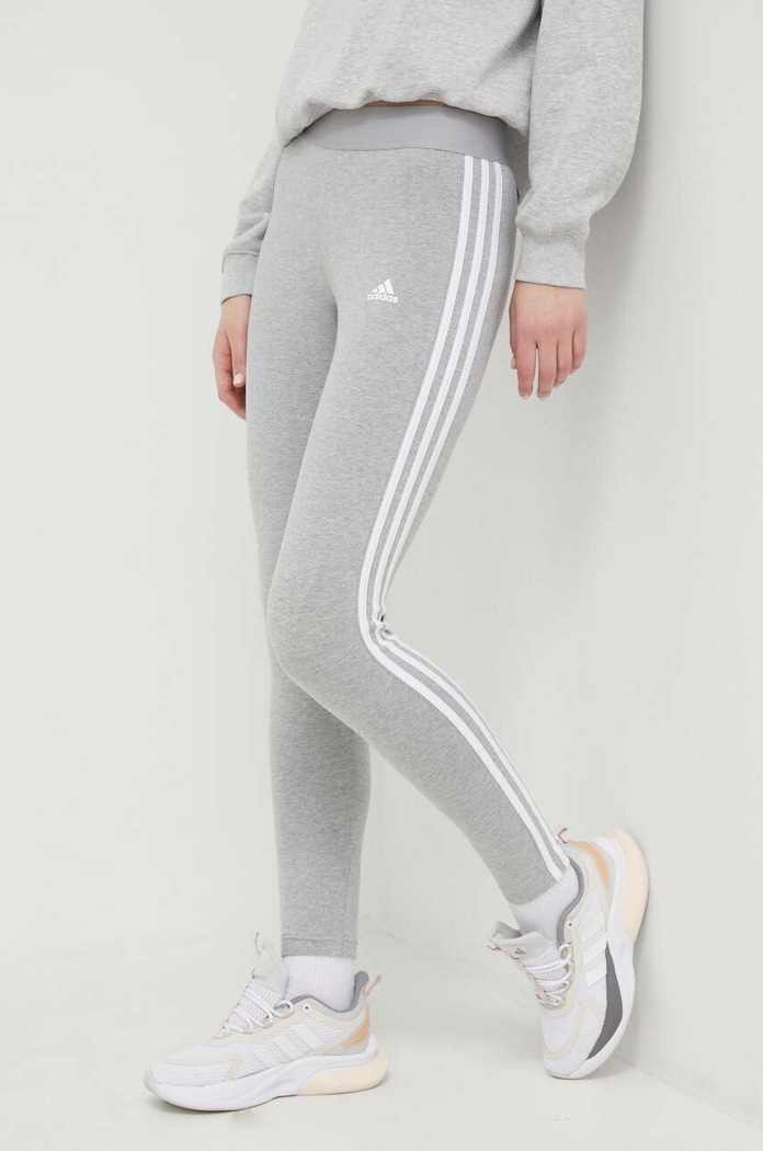 adidas - Κολάν πλεκτό ύφασμα γκρί GV6017