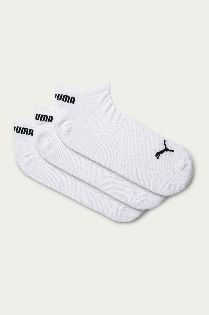 Puma șosete (3-pack) sosete scurte alb 907942
