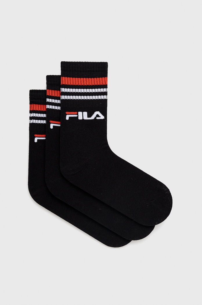 Ponožky Fila dlouhé ponožky černá F9090