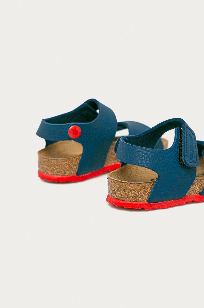 Chlapec Birkenstock - Detské sandále Palu Kids Logo 1019076 tmavomodrá