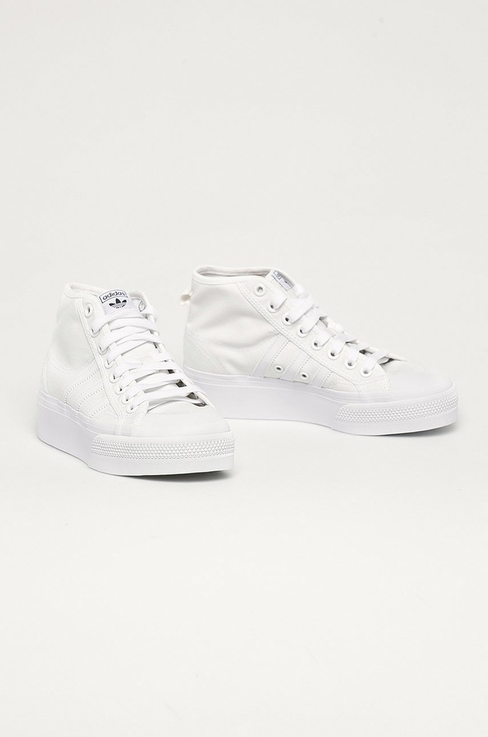 Πάνινα παπούτσια adidas Originals FY2782 λευκό AW24