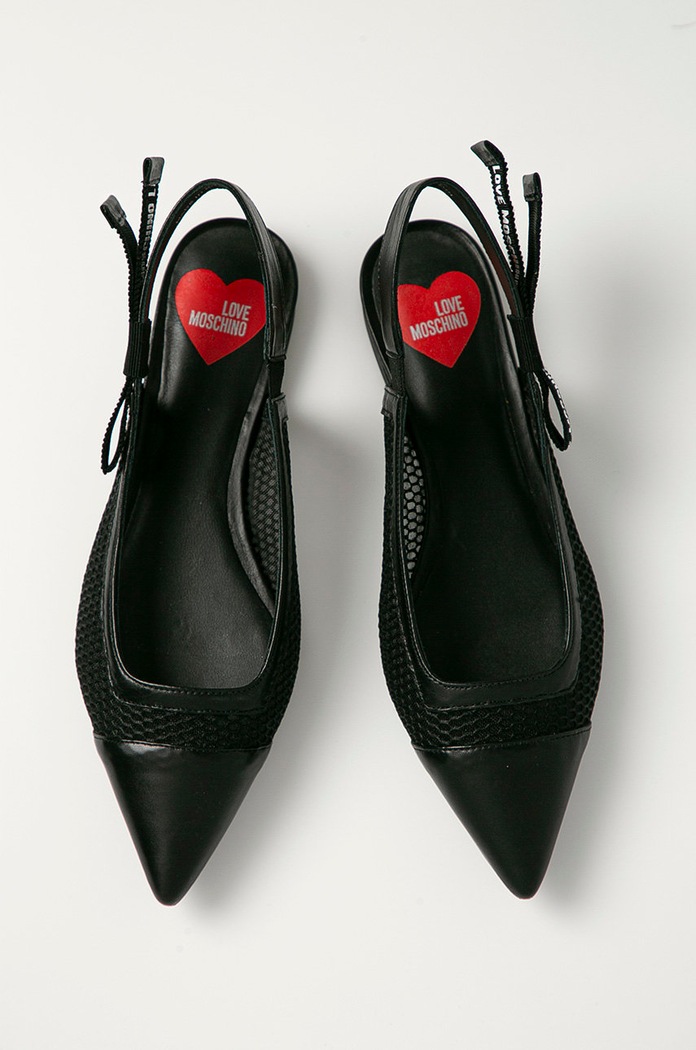 Love Moschino - Baleríny JA11011G1CITV000 čierna