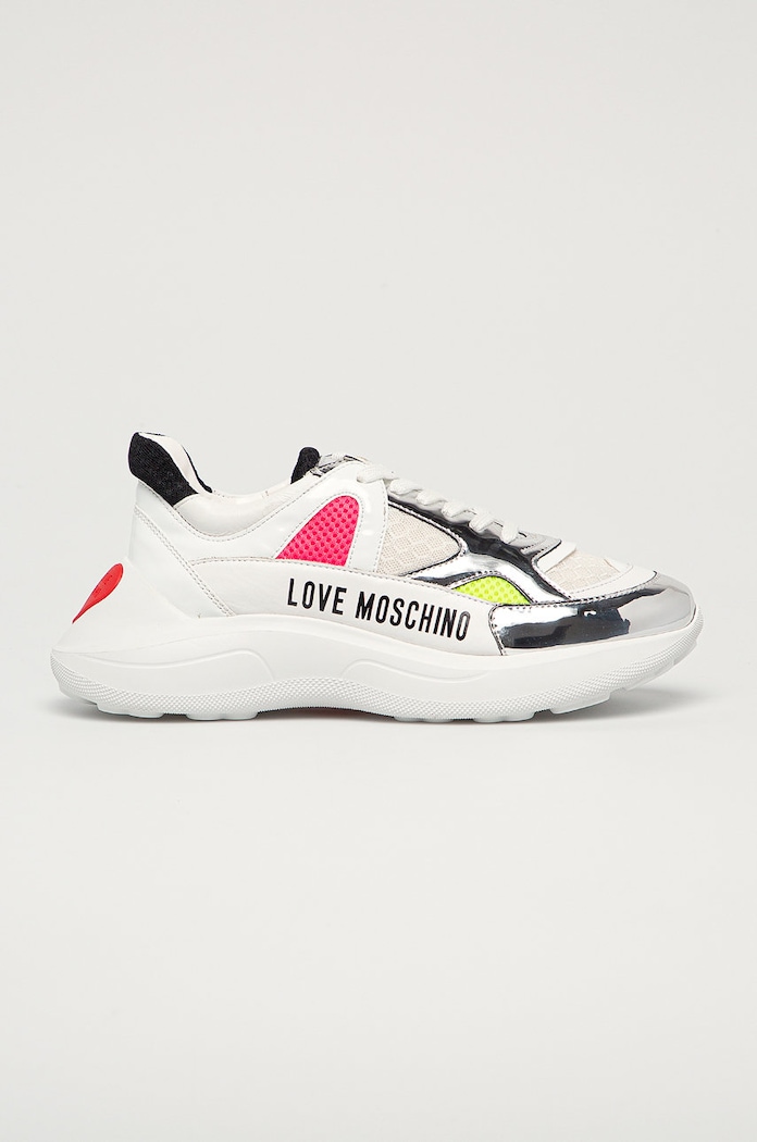 Love Moschino - Buty tekstylny biały JA15306G1CIV410A