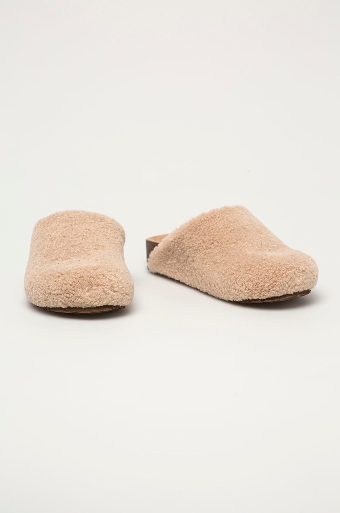Steve Madden - Kapcie Vesa SM11001504 beżowy SS21