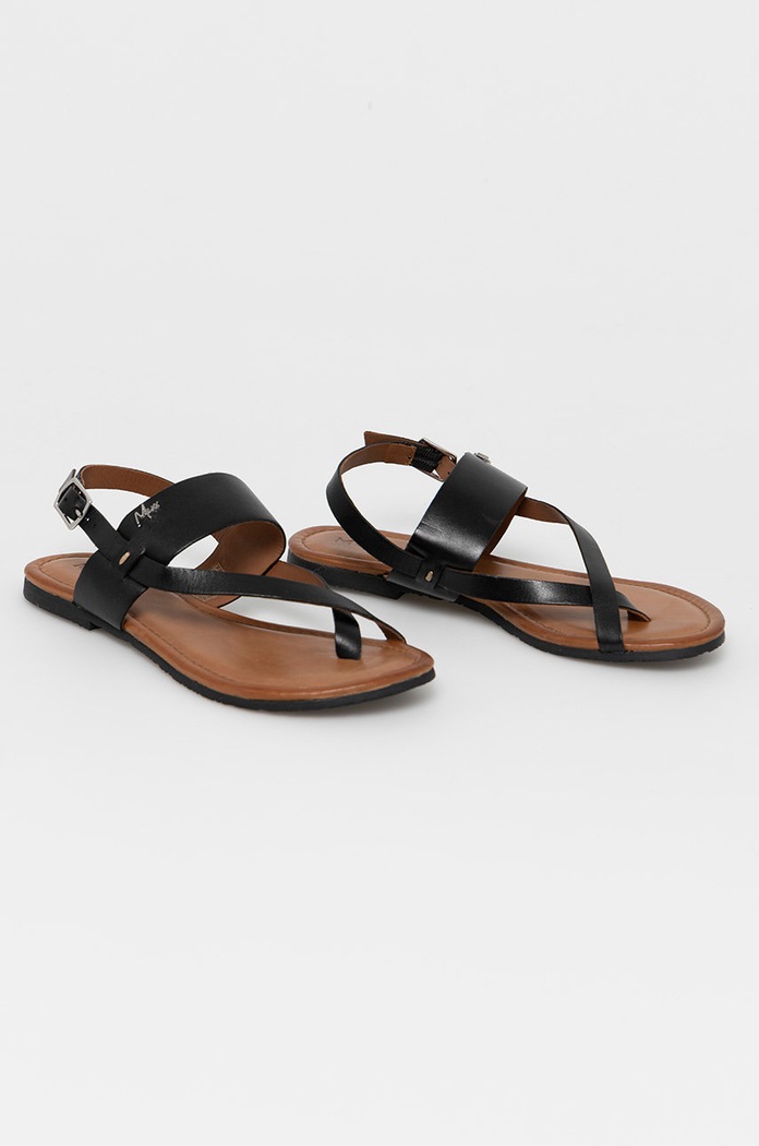 Mexx Sandały skórzane MXOM0027W czarny SS21