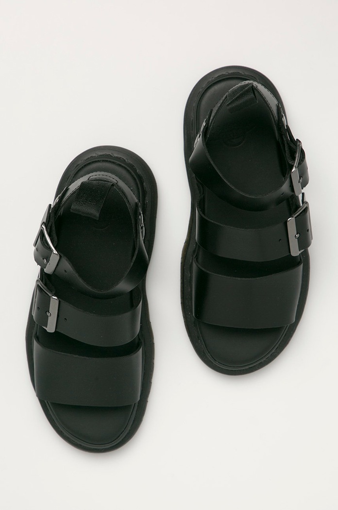 Dr. Martens - Кожени сандали Gryphon черен DM15695001