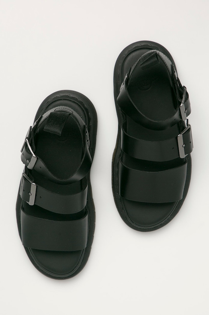 Dr. Martens - Кожени сандали Gryphon черен DM15695001