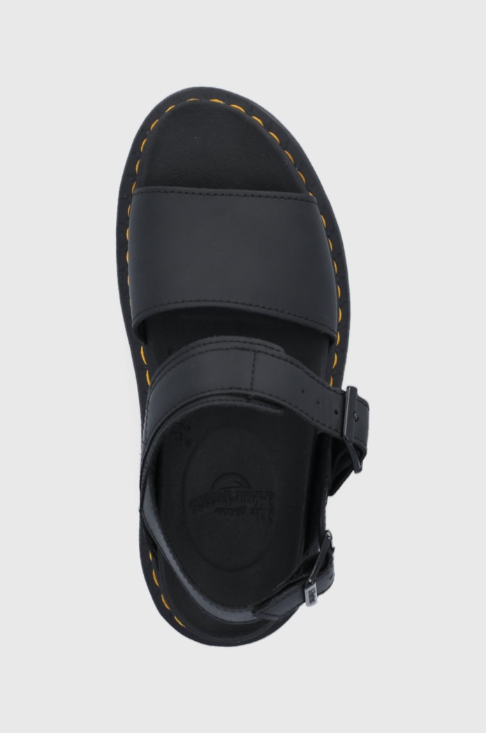Kožené sandály Dr. Martens Voss Quad černá DM26725001