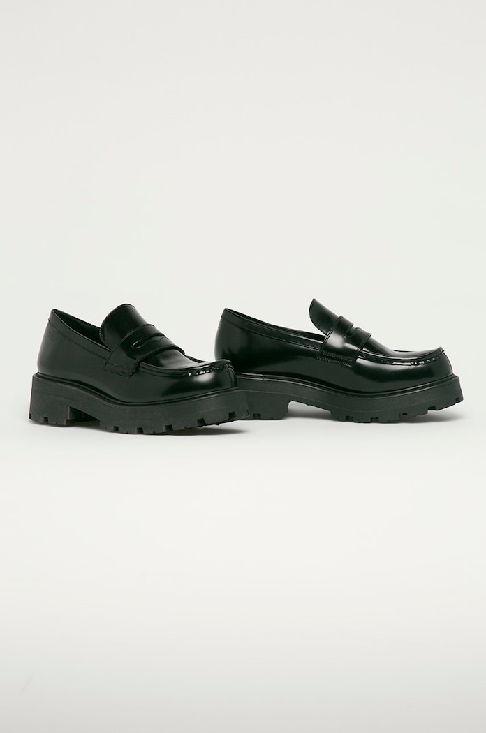 Vagabond Shoemakers - Mokasyny skórzane Cosmo 2.0 5049.504.20 czarny AW22