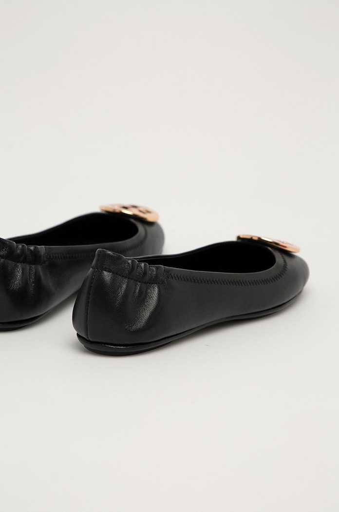 Boty Tory Burch - Kožené baleríny 50393.013 černá