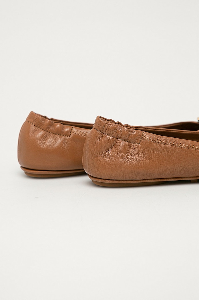 Cipők Tory Burch - Bőr balerina cipő 50393.232 bézs
