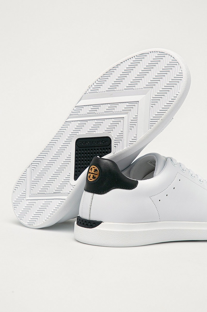 Παπούτσια Tory Burch - Δερμάτινα παπούτσια 73057.130 λευκό