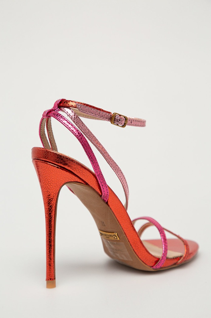 Marciano by Guess Sandały skórzane 1GG9D2.9566Z różowy SS21