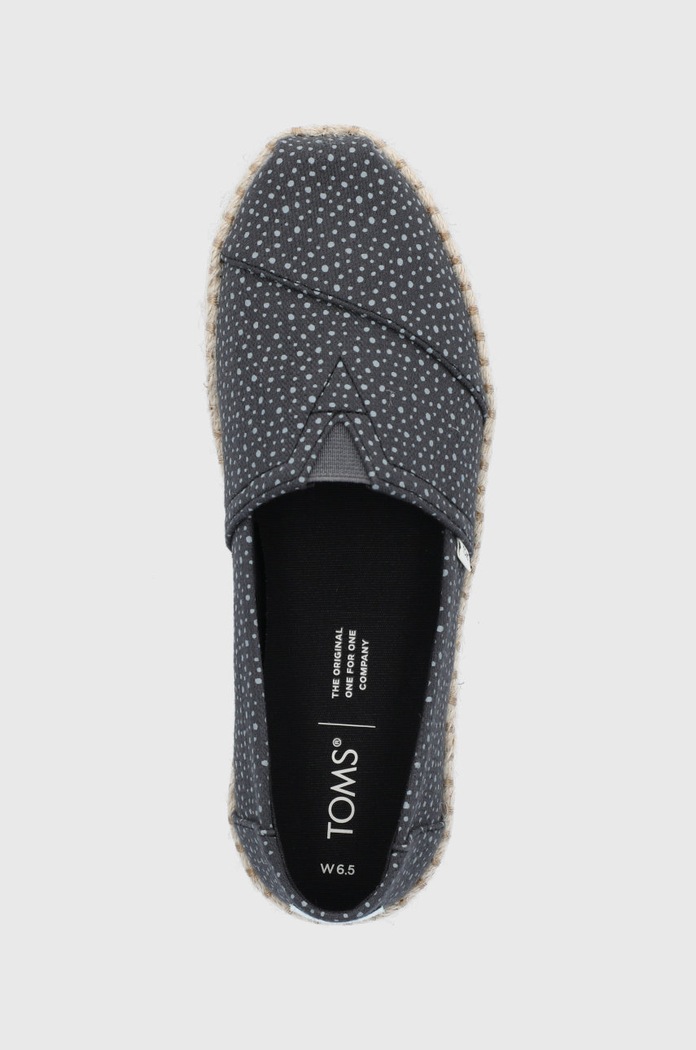 Еспадрили Toms Sunspots Crossweave черен 10016243