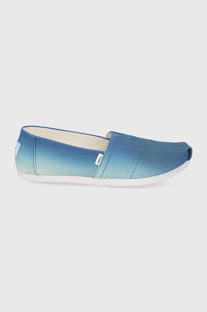 Espadrilky Toms Alpargata textilný modrá 10016236