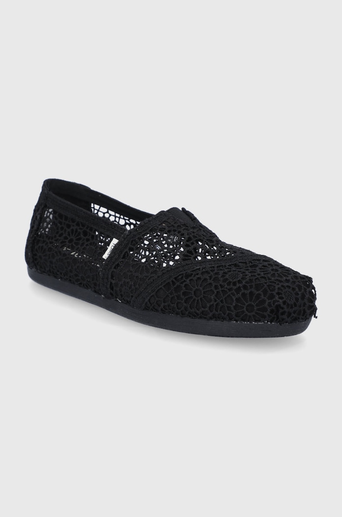 Espadrile Toms Moroccan Crochet Alpargata 10016254 crna SS25