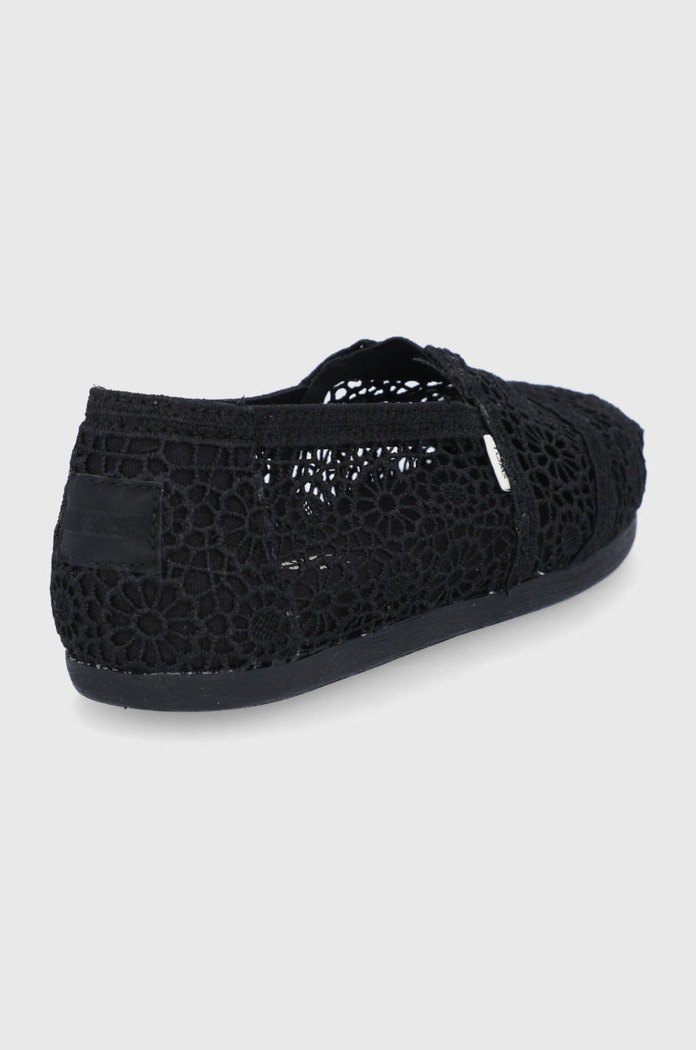 Obuća Espadrile Toms Moroccan Crochet Alpargata 10016254 crna