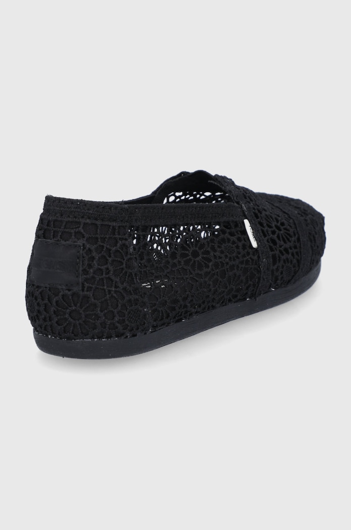 Obuća Espadrile Toms Moroccan Crochet Alpargata 10016254 crna