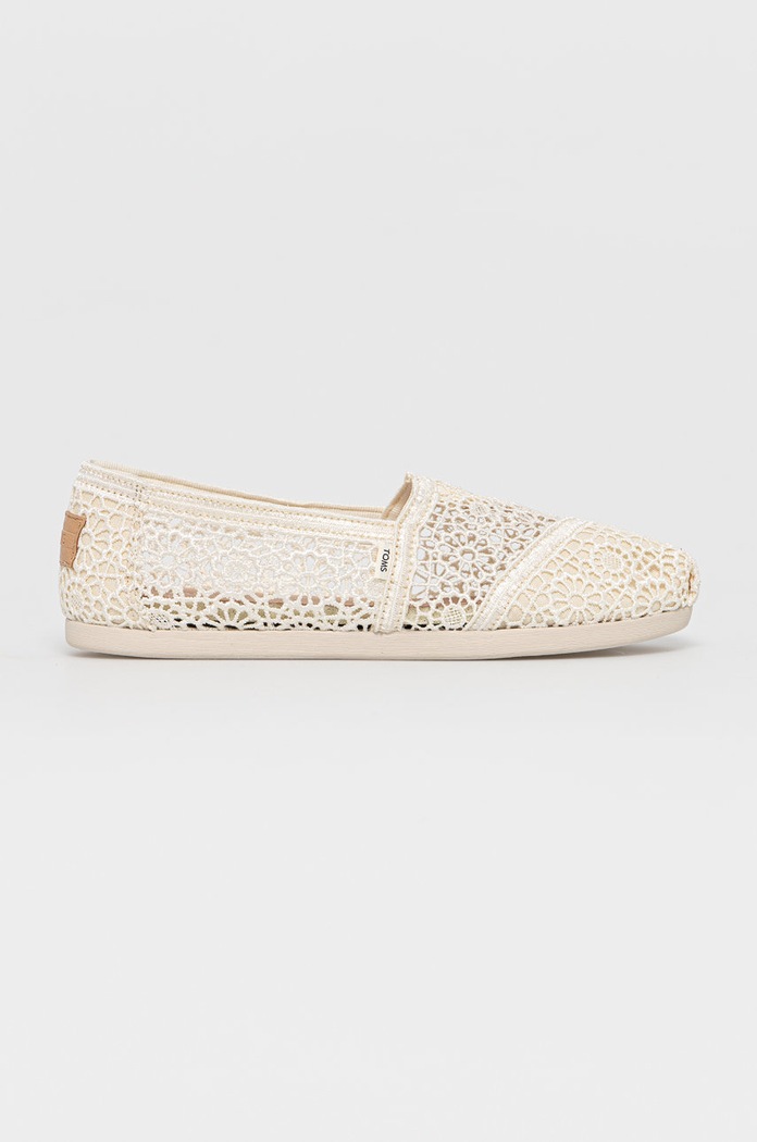 Еспадрили Toms Alpargata Moroccan Crochet Alpargata равен бежов 10016241
