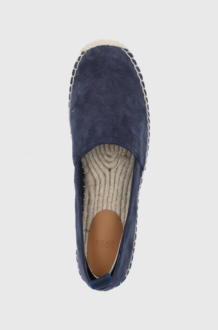 BOSS Espadryle zamszowe 50454943.401 granatowy 50454943.401