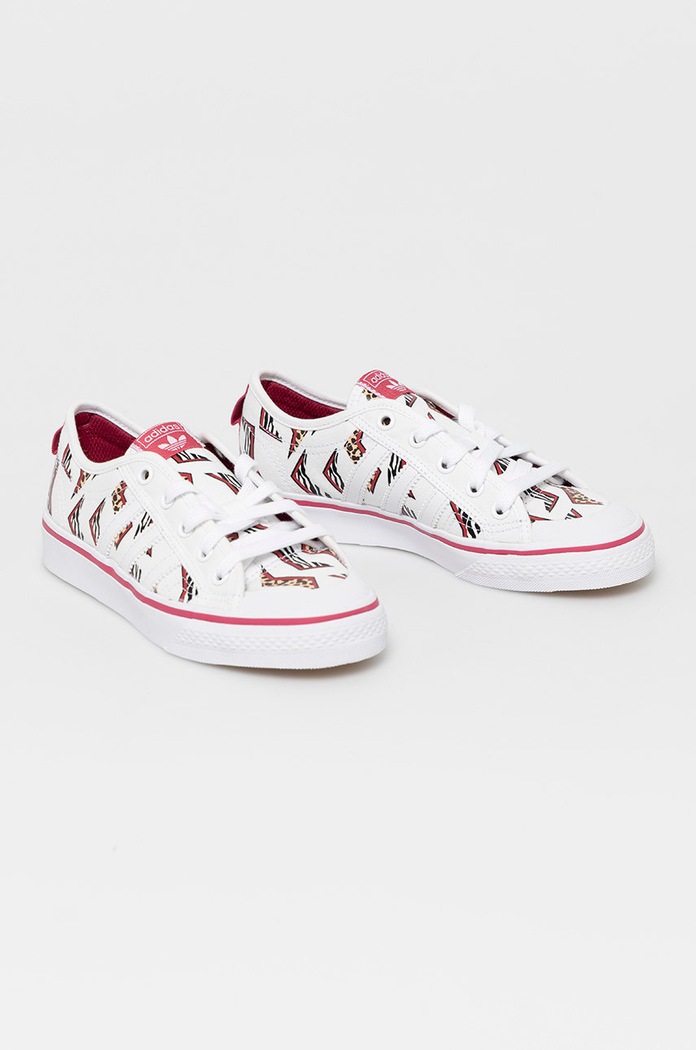 adidas Originals Tenisówki dziecięce NIZZA J FY8433 FY8433 biały SS21