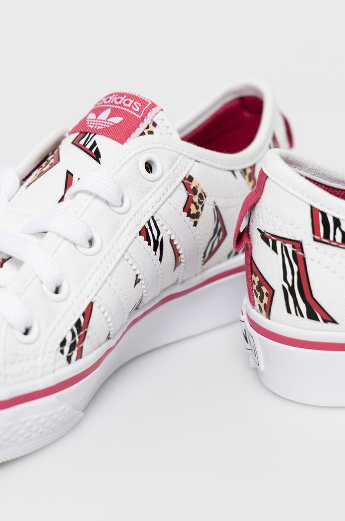 adidas Originals Tenisówki dziecięce NIZZA J FY8433 biały FY8433