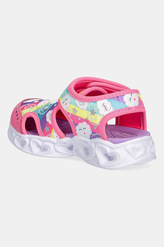 Dziewczynka Skechers sandały dziecięce 302977N różowy