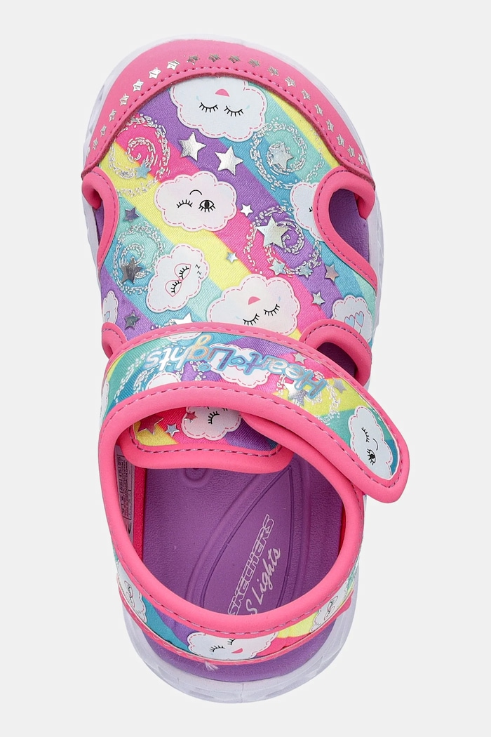 Skechers sandały dziecięce różowy 302977N