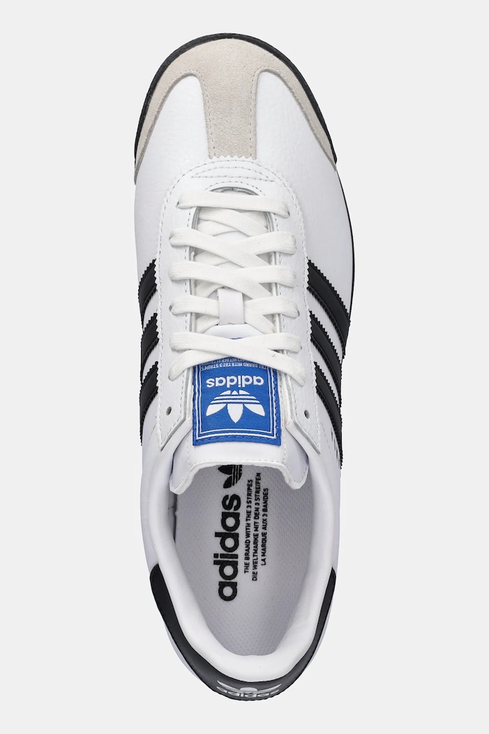 adidas Originals sneakersy skórzane Samoa biały 675033